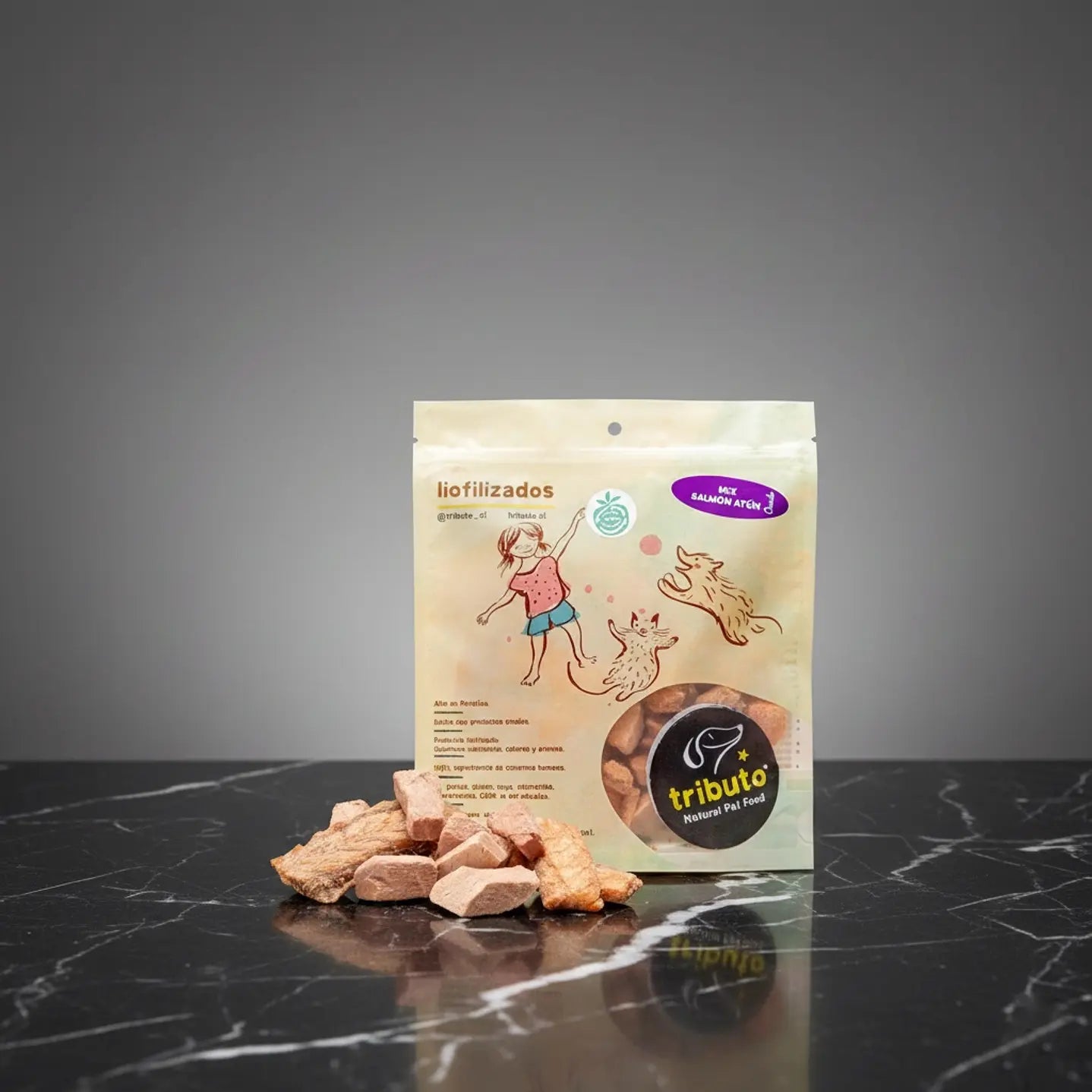 Snack Premium Tributo Mix Salmón Atún 100gr