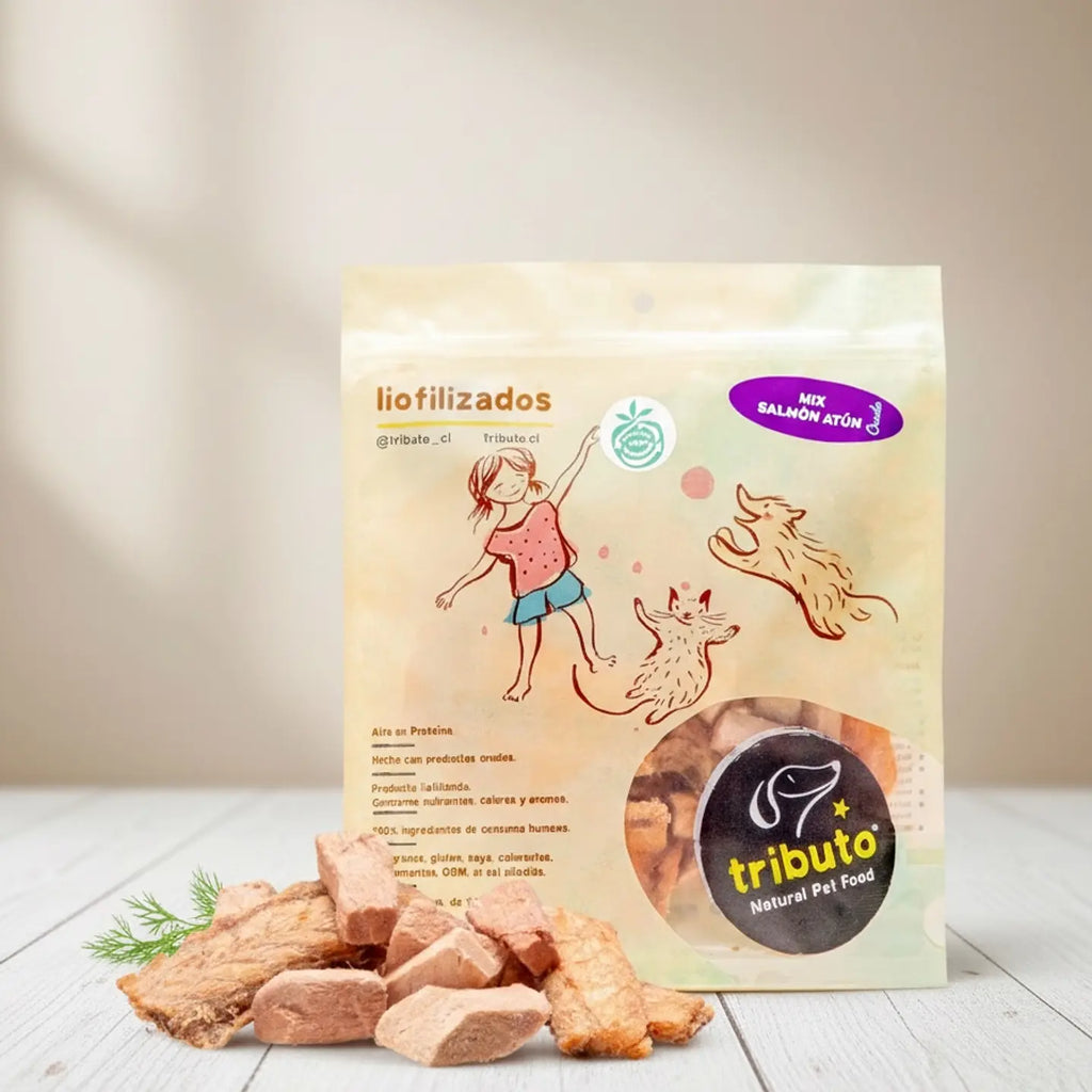 Snack Premium Tributo Mix Salmón Atún 100gr