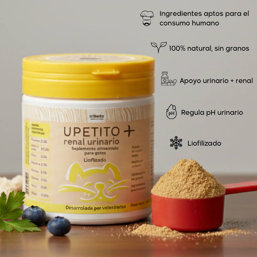 Suplemento alimenticio Upetito Plus Renal para Gatos 180gr
