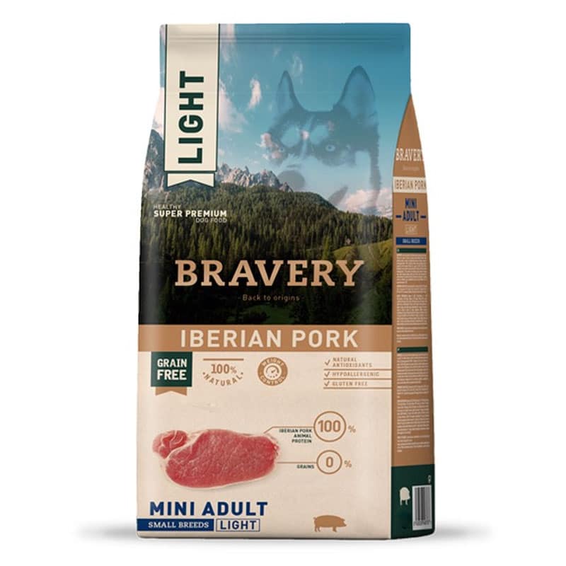 BraveryLight Cerdo Ibérico Adulto Raza pequeña