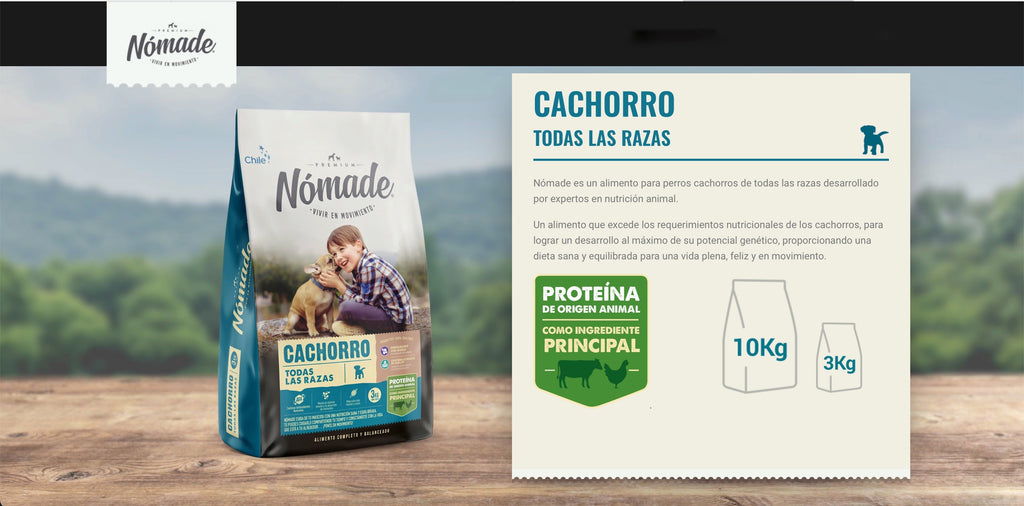 Alimento Premium Nómade Cachorro